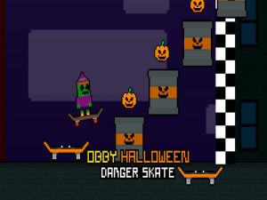 Gra OBBI Halloween: niebezpieczna łyżwa w Internecie