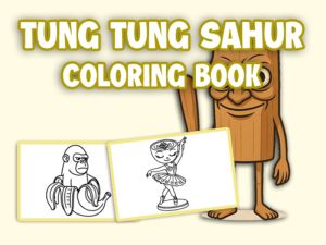 Gra Tung Tung Sahur: Kolorowanka w Internecie