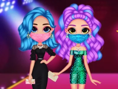 Gra Mój glam look na kwarantannie w Internecie