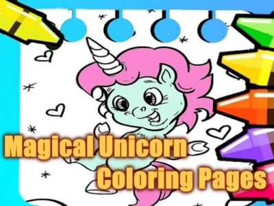 Gra Kolorowanki z magicznym jednorożcem w Internecie