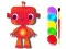 Gra Powrót do szkoły: Książka do kolorowania robotów w Internecie