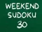 Gra Sudoku Weekend 30 w Internecie