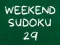 Gra Sudoku na Weekend 29 w Internecie