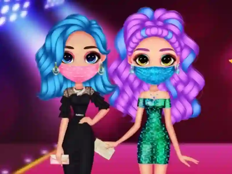 Gra Mój glam look na kwarantannie w Internecie