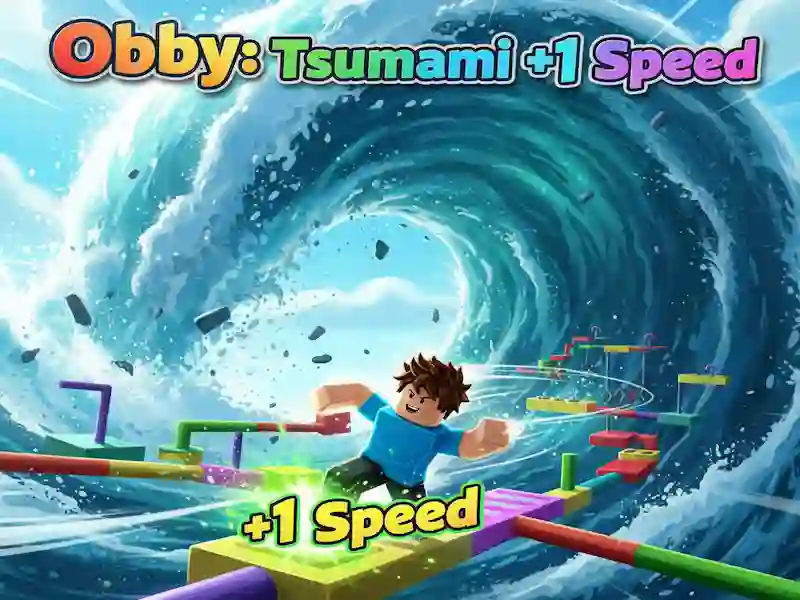 Gra Obby: Tsunami +1 prędkość w Internecie