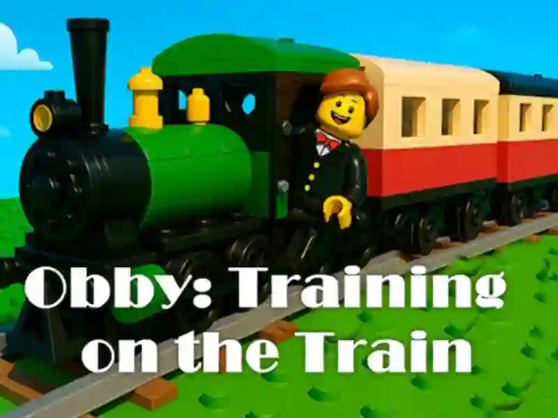 Gra Obby: Trening w pociągu w Internecie Gra Obby: Trening w pociągu w Internecie