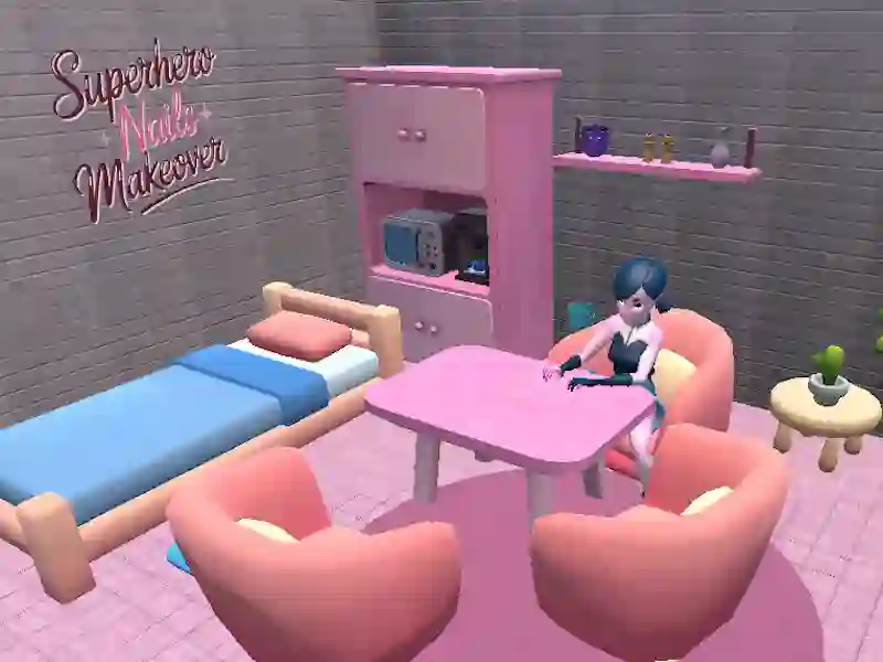 Gra Metamorfoza paznokci superbohatera w Internecie