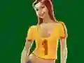 Gra Dziewczyna w piłkę nożną w Internecie