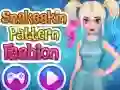 Gra Moda z wzorem węża w Internecie