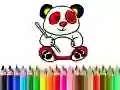 Gra Powrót do szkoły: Kolorowanie pandy w Internecie Gra Powrót do szkoły: Kolorowanie pandy w Internecie