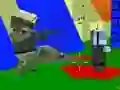 Gra Strzelanie do zombie w blokowym świecie w Internecie