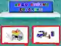 Gra Kolorowanie Ciężarówek Lego w Internecie Gra Kolorowanie Ciężarówek Lego w Internecie