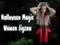 Gra Halloween Magiczne Kobiety Puzzle w Internecie