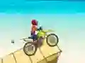 Gra Motocross Skakanie na Plaży w Internecie Gra Motocross Skakanie na Plaży w Internecie