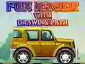 Gra Wesoły wyścig z rysowaniem ścieżki w Internecie