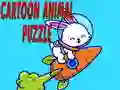 Gra Puzzle z kreskówkowymi zwierzętami w Internecie Gra Puzzle z kreskówkowymi zwierzętami w Internecie