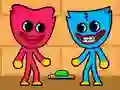 Gra Kiss Missy i Huggy Wuggy w Internecie Gra Kiss Missy i Huggy Wuggy w Internecie