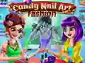 Gra Salon mody cukierkowego nail artu w Internecie