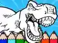 Gra Kolorowanie dinozaurów dla dzieci w Internecie