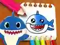 Gra Książka do kolorowania Baby Shark w Internecie