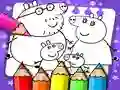 Gra Książka do kolorowania Peppa Pig w Internecie Gra Książka do kolorowania Peppa Pig w Internecie
