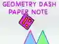 Gra Geometry Dash Papierowa Notatka w Internecie