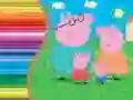 Gra Książka do kolorowania Peppa Pig w Internecie