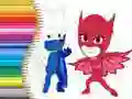 Gra Książka do kolorowania PJ Masks w Internecie
