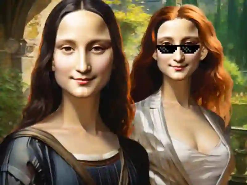 Gra Mona Lisa: Eksperymenty mody w Internecie