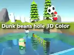 Gra Rzuć fasolki do kolorowego otworu 3D w Internecie
