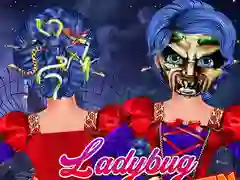 Gra Halloweenowe fryzury dla biedronki w Internecie