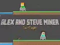 Gra Alex i Steve: Górnik dla Dwóch Graczy w Internecie Gra Alex i Steve: Górnik dla Dwóch Graczy w Internecie