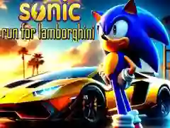 Gra Sonic Biega za Lamborghini w Internecie