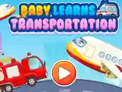 Gra Bebe uczy się transportu w Internecie Gra Bebe uczy się transportu w Internecie