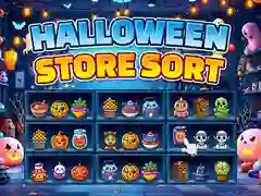 Gra Sortowanie sklepu Halloween w Internecie