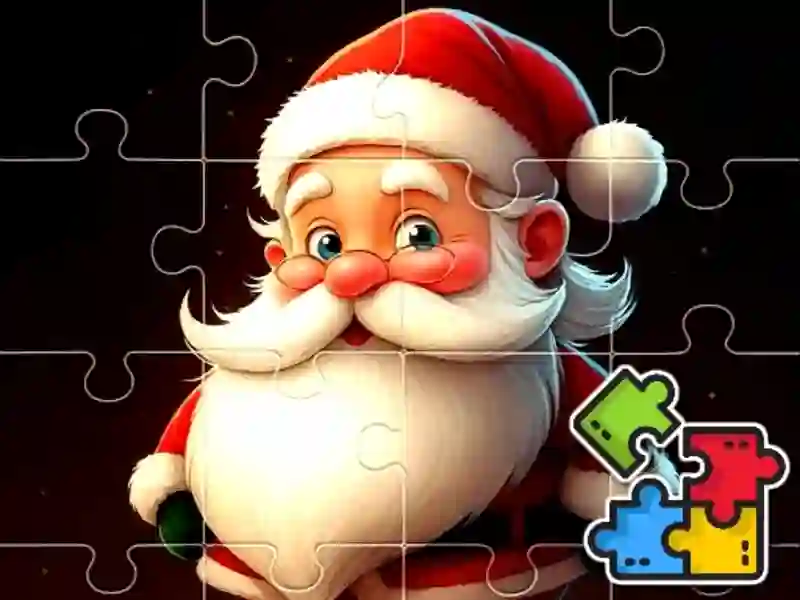 Gra Świąteczne puzzle z Mikołajem w Internecie