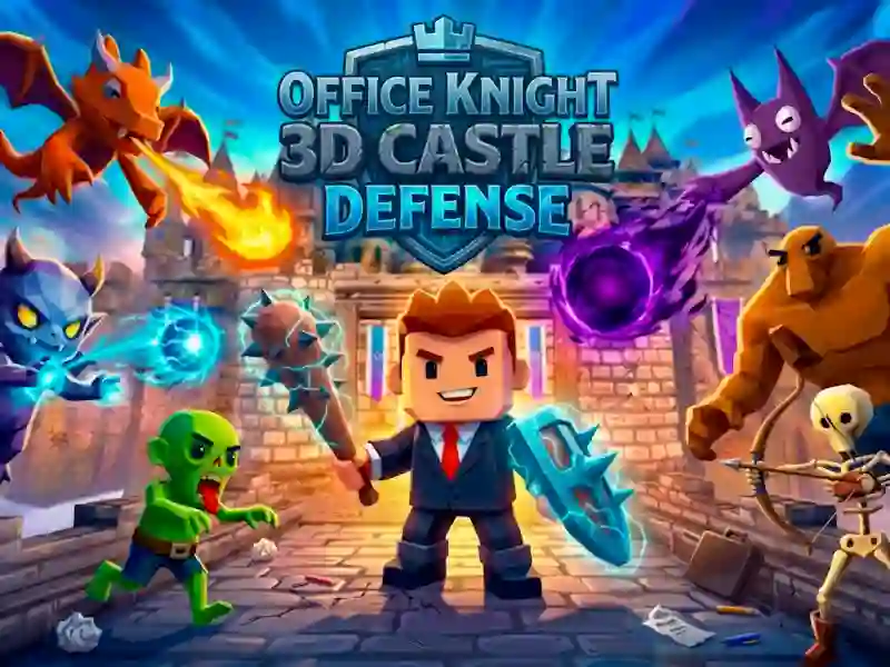 Gra Office Knight 3D Castle Defense w Internecie