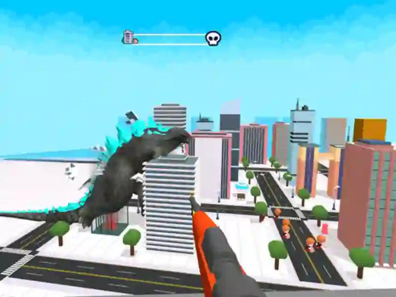 Gra Szukaj gigantycznego potwora w Internecie