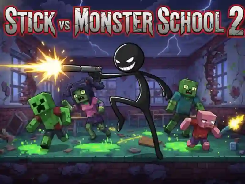 Gra Stickman kontra Monster High 2 w Internecie