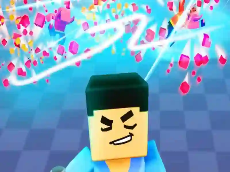 Gra 3D Block Gladiator: Chwytanie miecza w Internecie