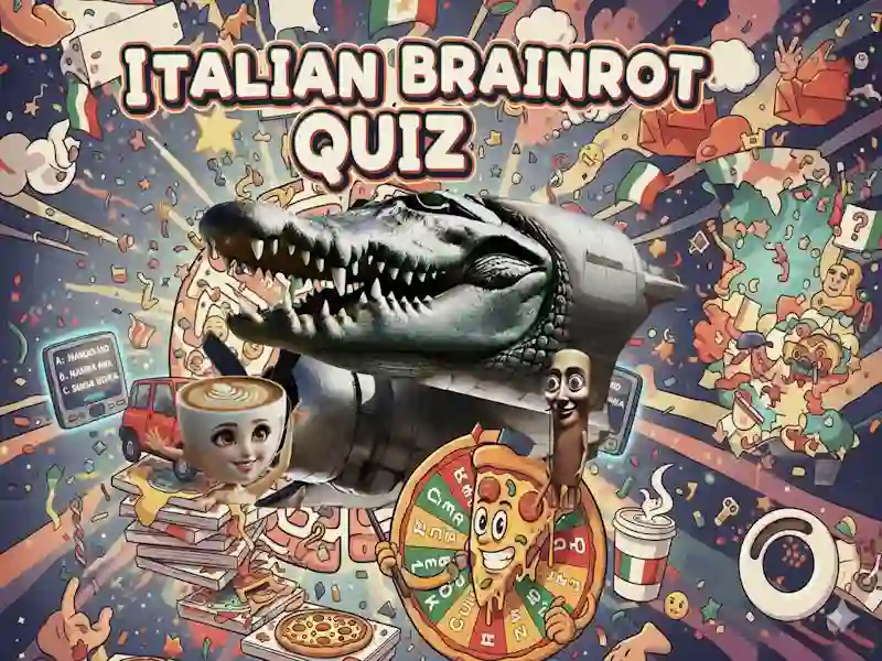 Gra Włoski quiz Brainrot w Internecie