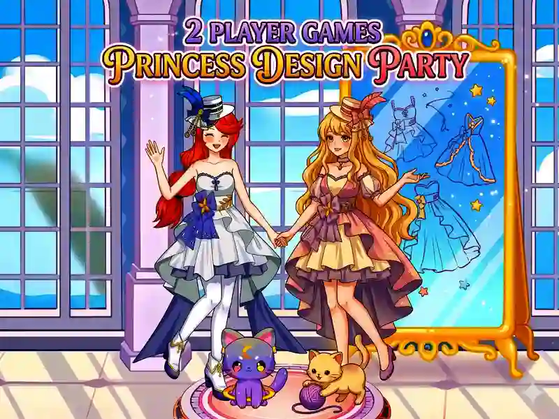 Gra 2 Player Games Princess Design Party w Internecie