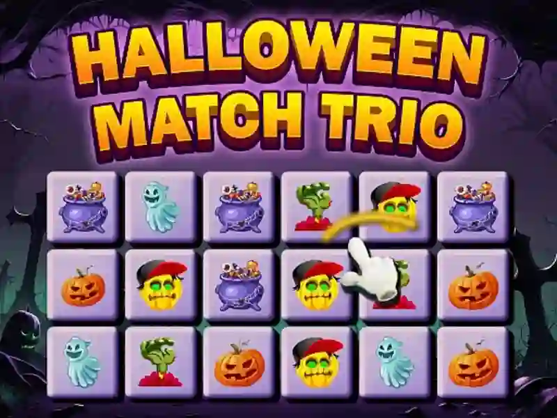 Gra Mecz Halloween: Trio w Internecie Gra Mecz Halloween: Trio w Internecie