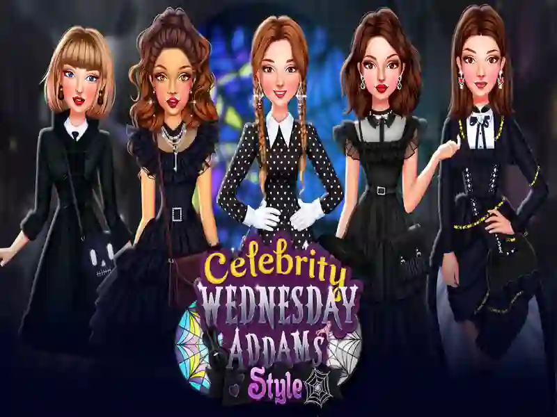 Gra Gwiazdy w stylu Wenses Addams w Internecie