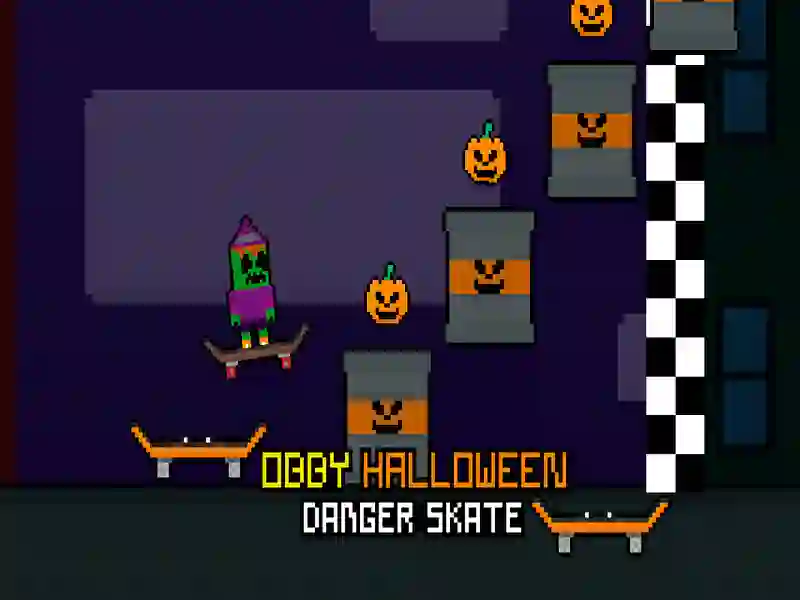 Gra OBBI Halloween: niebezpieczna łyżwa w Internecie