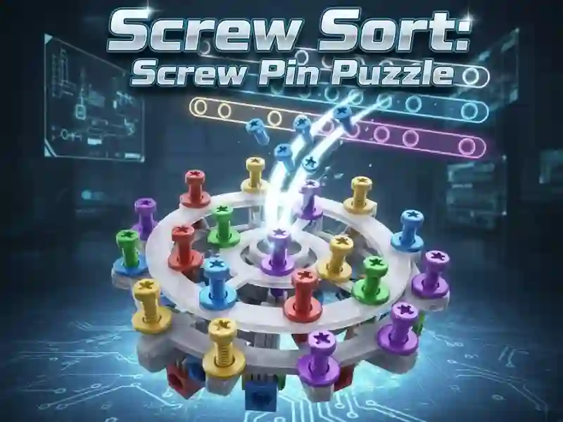 Gra Sortowanie śrubowe: Puzzle z wkrętami w Internecie