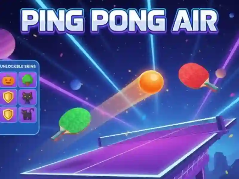 Gra Ping-pong powietrzny w Internecie