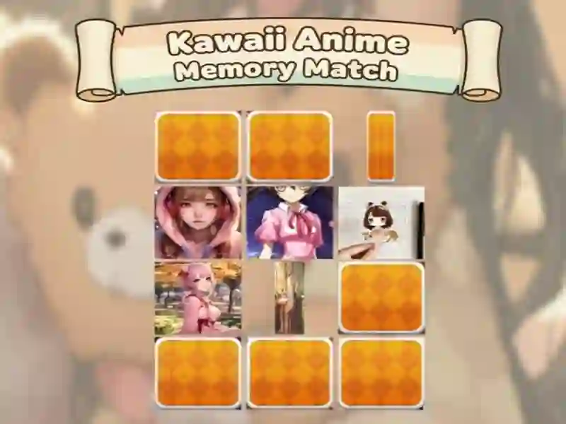 Gra Kawaii Anime: Mecz pamięci w Internecie