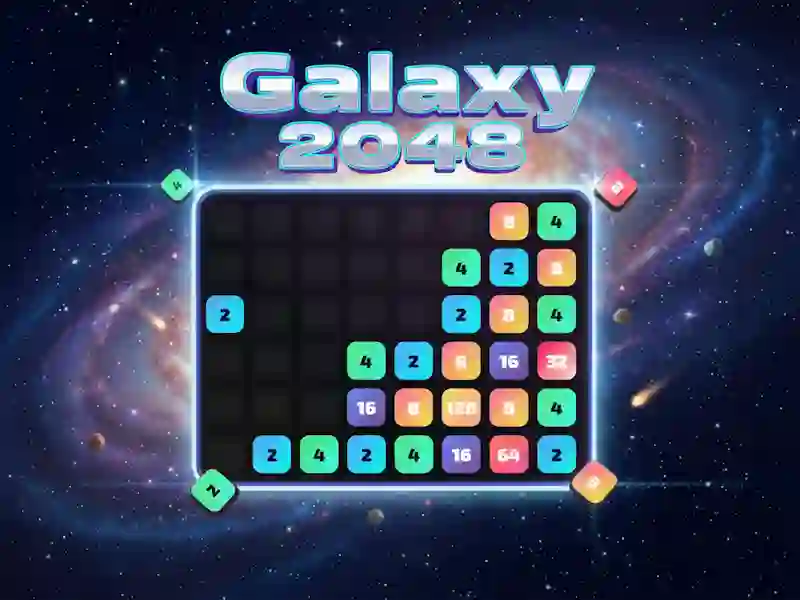 Gra Galaktyka 2048 w Internecie