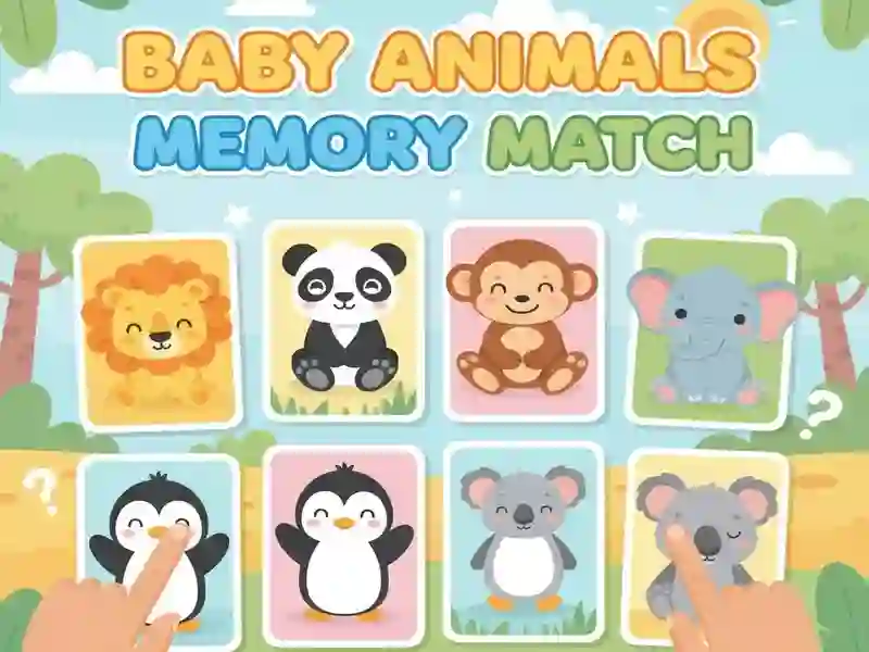 Gra Małe zwierzęta: mecz pamięci w Internecie Gra Małe zwierzęta: mecz pamięci w Internecie